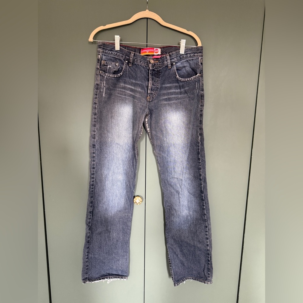 Read 90s Y2K Women’s Kosiuko low rise Blue Denim Jeans 28